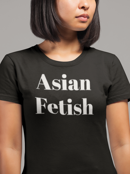 "Asian Fetish" Unisex Crewneck T-shirt  Black